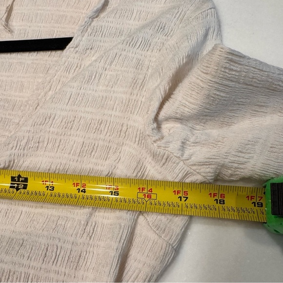 NWT $88 Free People dress Long Sleeve Stretch Dress Cream Size Small - Picture 6 of 10